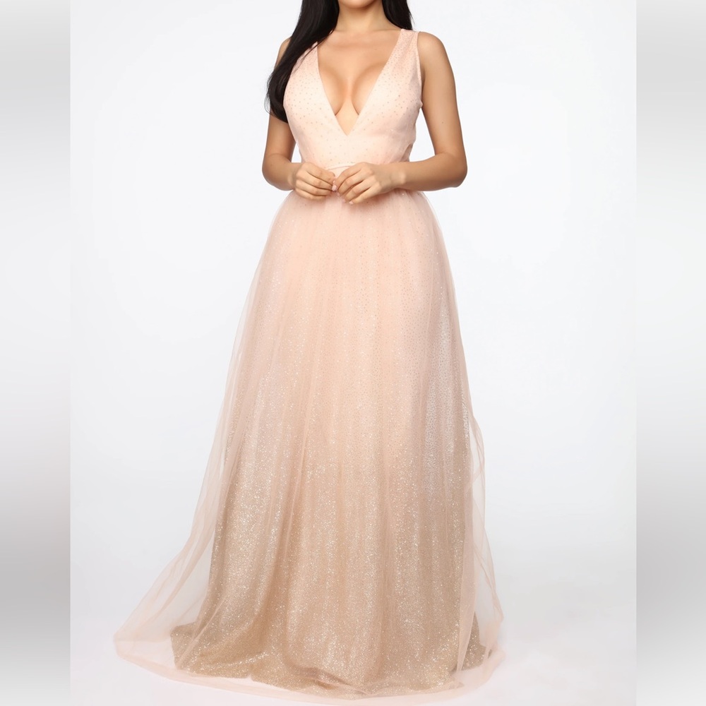 **HOST PICK** Blush Floor Length Gown